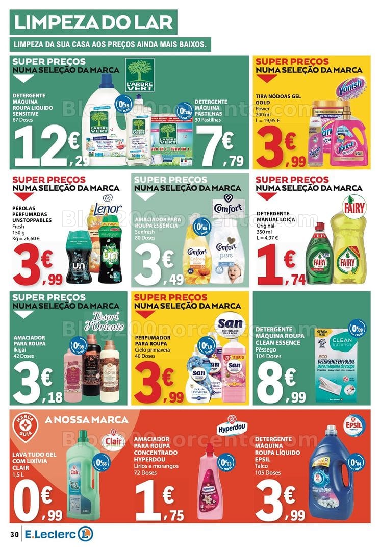 Antevisão Folheto E-LECLERC Promoções de 10 a 16 setembro